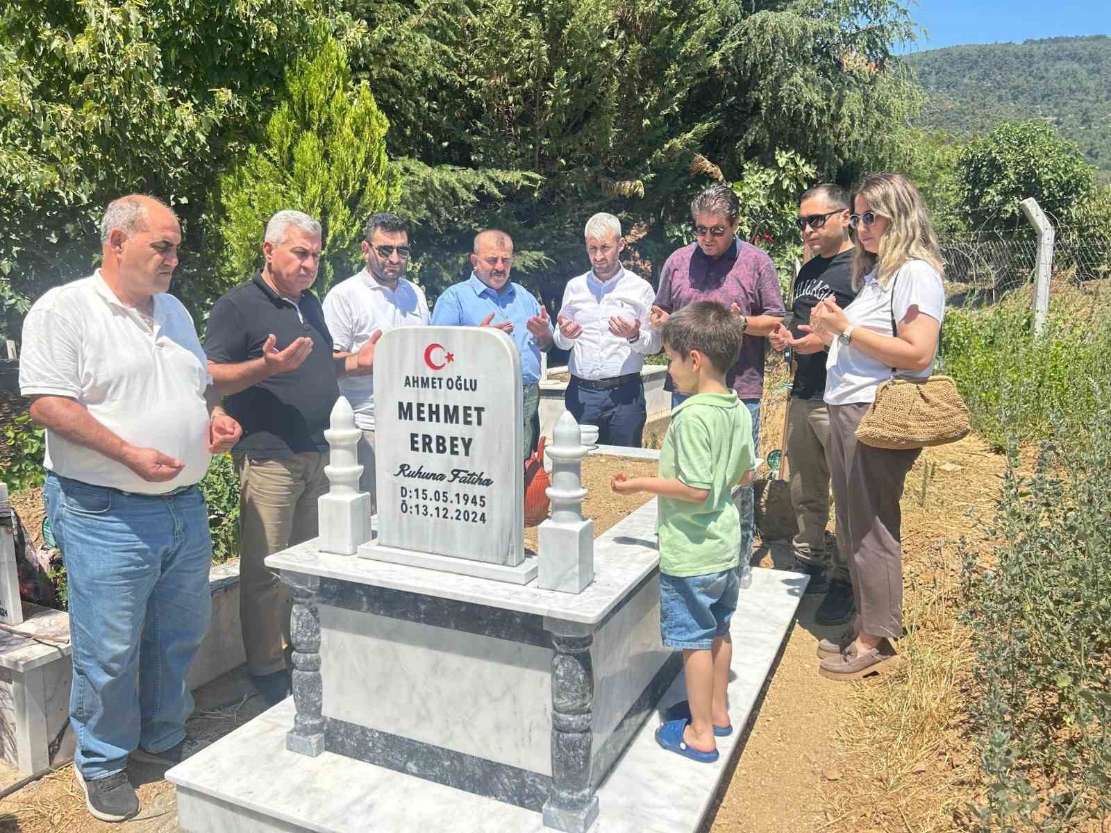 Şehit Ahmet Erbey ve Babası Mehmet Erbey dualarla anıldı