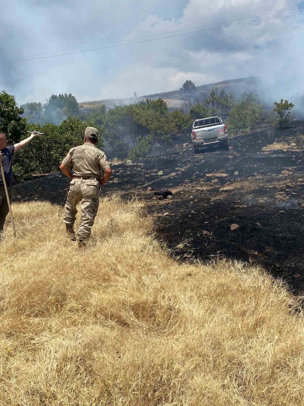 Cam kırığı yangına neden oldu
