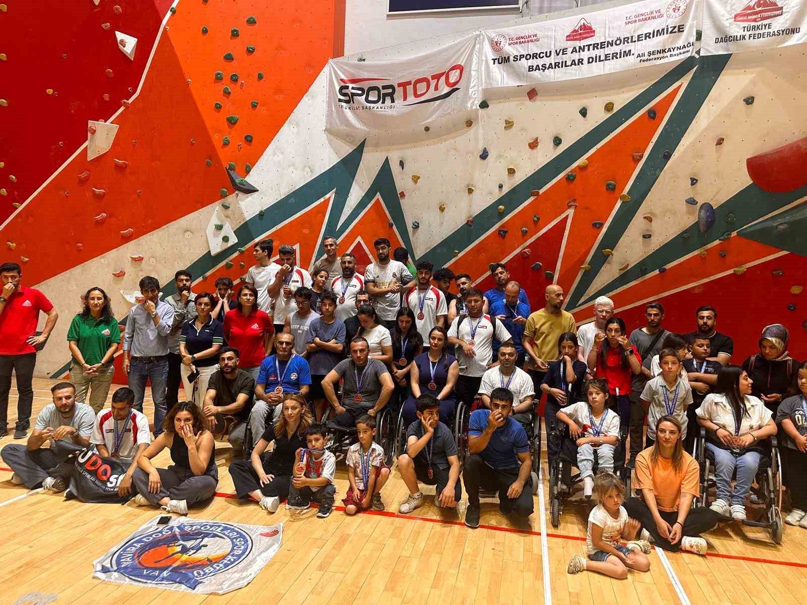 T&uuml;rkiye&rsquo;nin ilk para tırmanış şampiyonası Muş&rsquo;ta d&uuml;zenlendi
