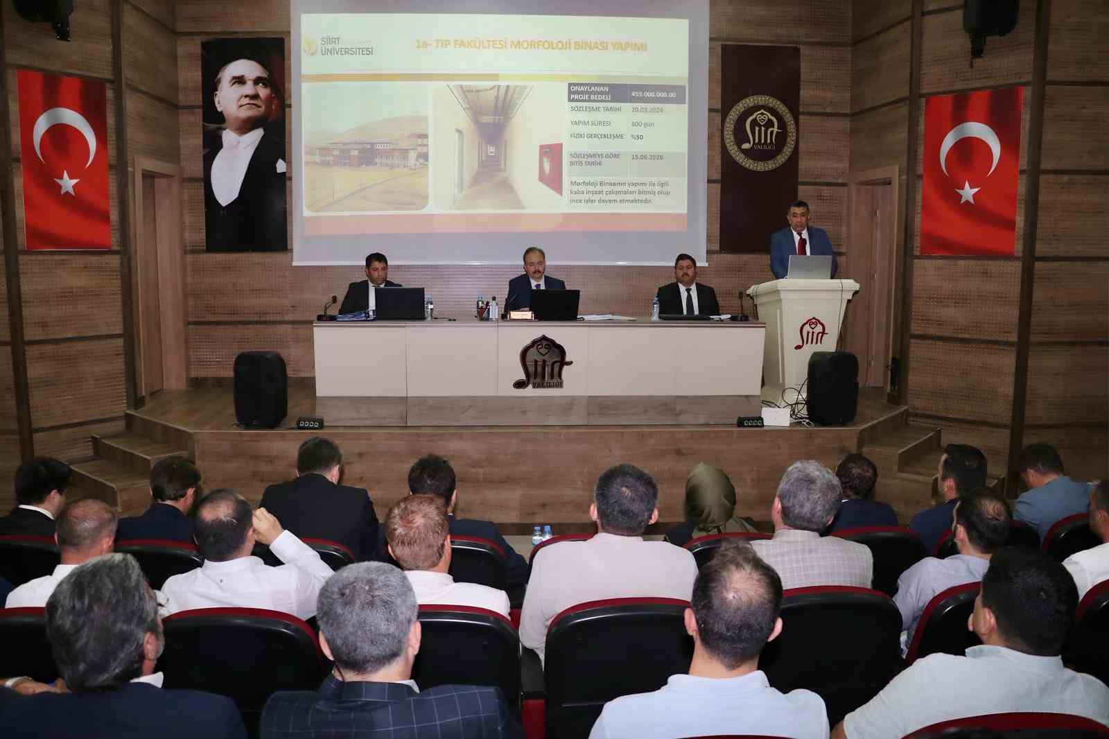 Siirt’te 2025 yılı 3. Dönem İl Koordinasyon Kurulu Toplantısı yapıldı