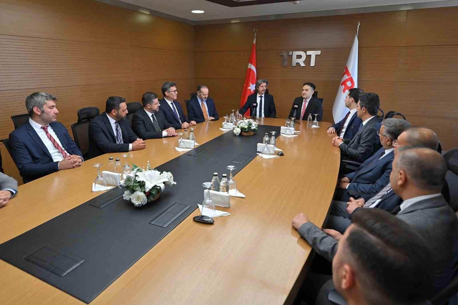 Rekt&ouml;r Yılmaz, TRT Y&ouml;netim Kurulu Başkanlığı g&ouml;revine başladı
