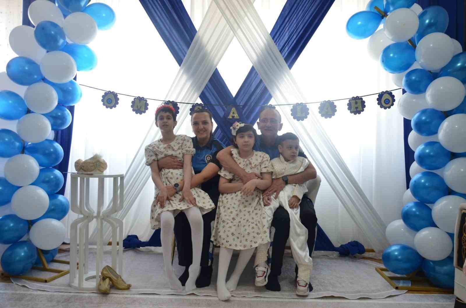 Erzurum polisinden yürek ısıtan davranış