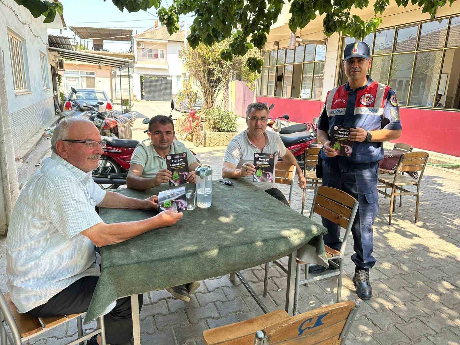 Köşk’te vatandaşlar yangınlara karşı uyarıldı