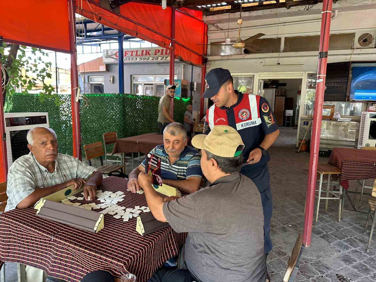 Köşk’te vatandaşlar yangınlara karşı uyarıldı