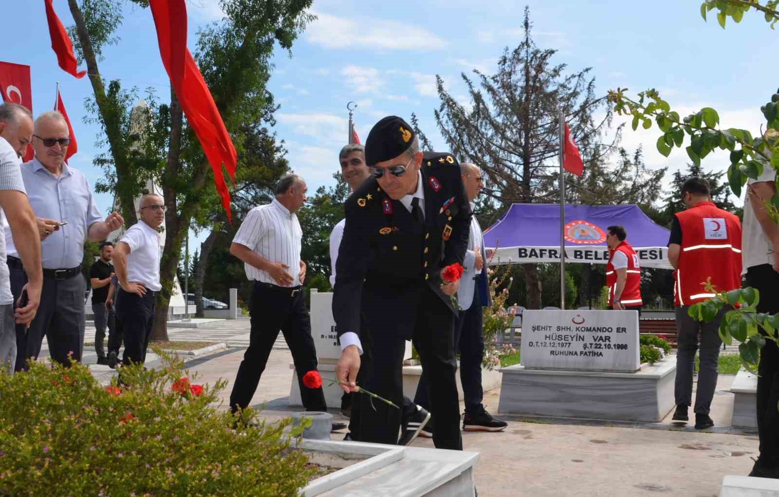 Bafra’da 15 Temmuz şehitleri dualarla anıldı