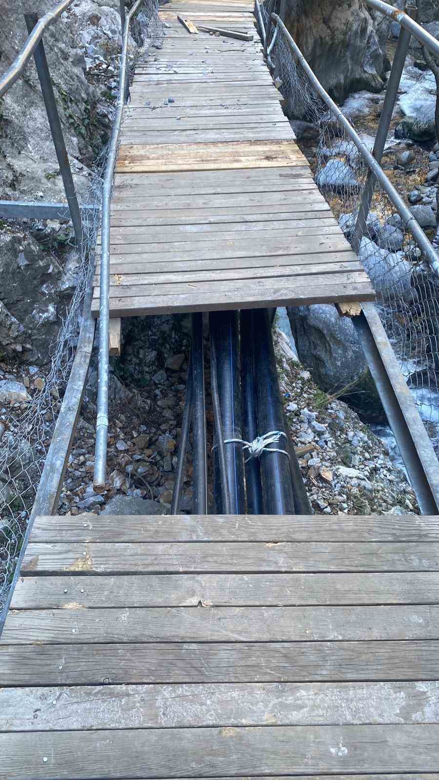 Sapadere kanyonu yeniden ziyarete a&ccedil;ıldı
