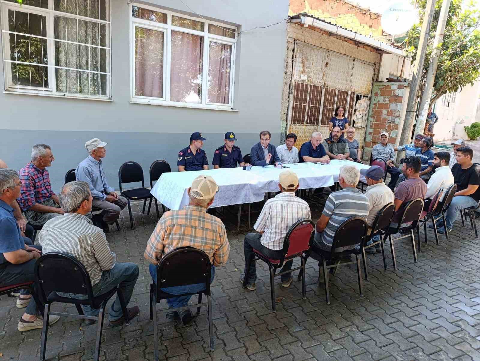 Salihli’de yangın alarmı