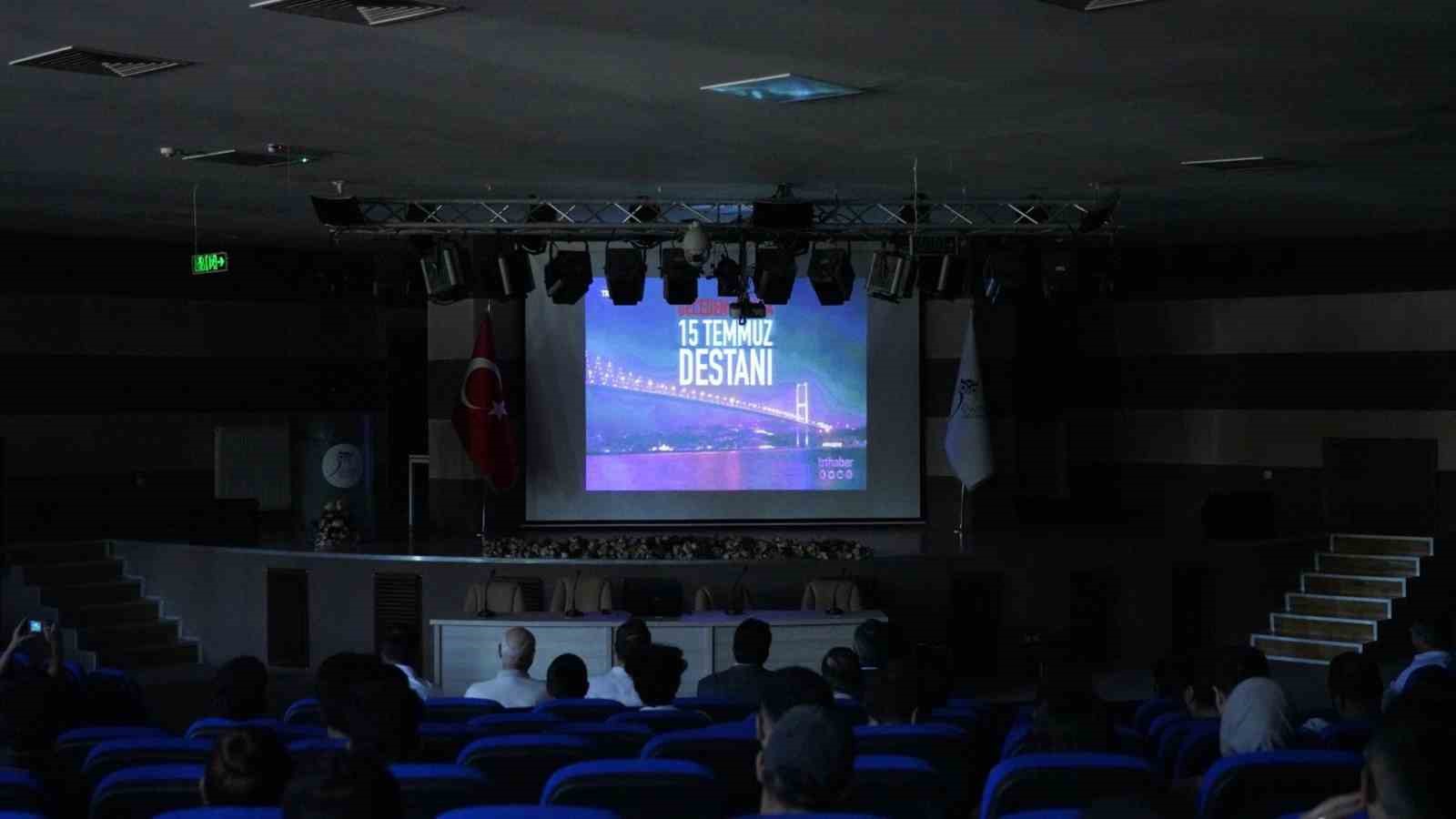 KBÜ’de  "Zaferin Adı Türkiye" temasıyla 15 Temmuz anma programları düzenlendi