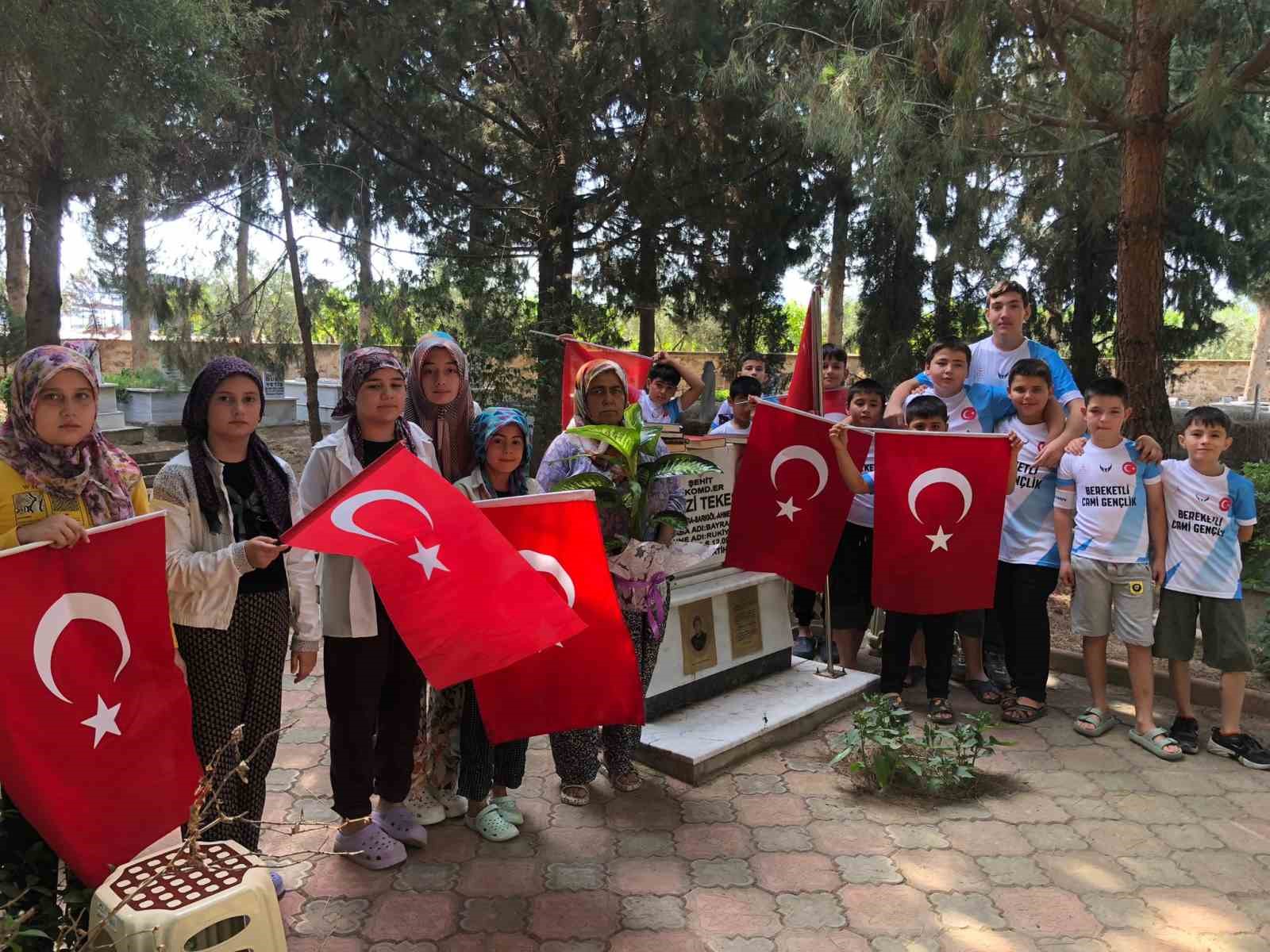 Bereketli Kur’an Kursu öğrencilerinden anlamlı ziyaret