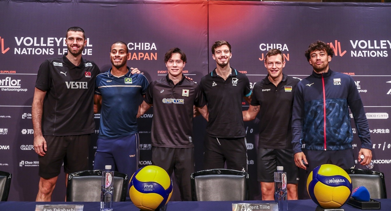 VNL Chiba etabının basın toplantısı yapıldı