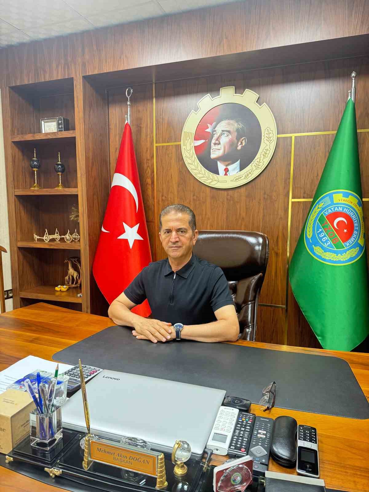 Yüreğir Ziraat Odası Başkanı Doğan: "TMO alım fiyatlarını hemen açıklamalı"