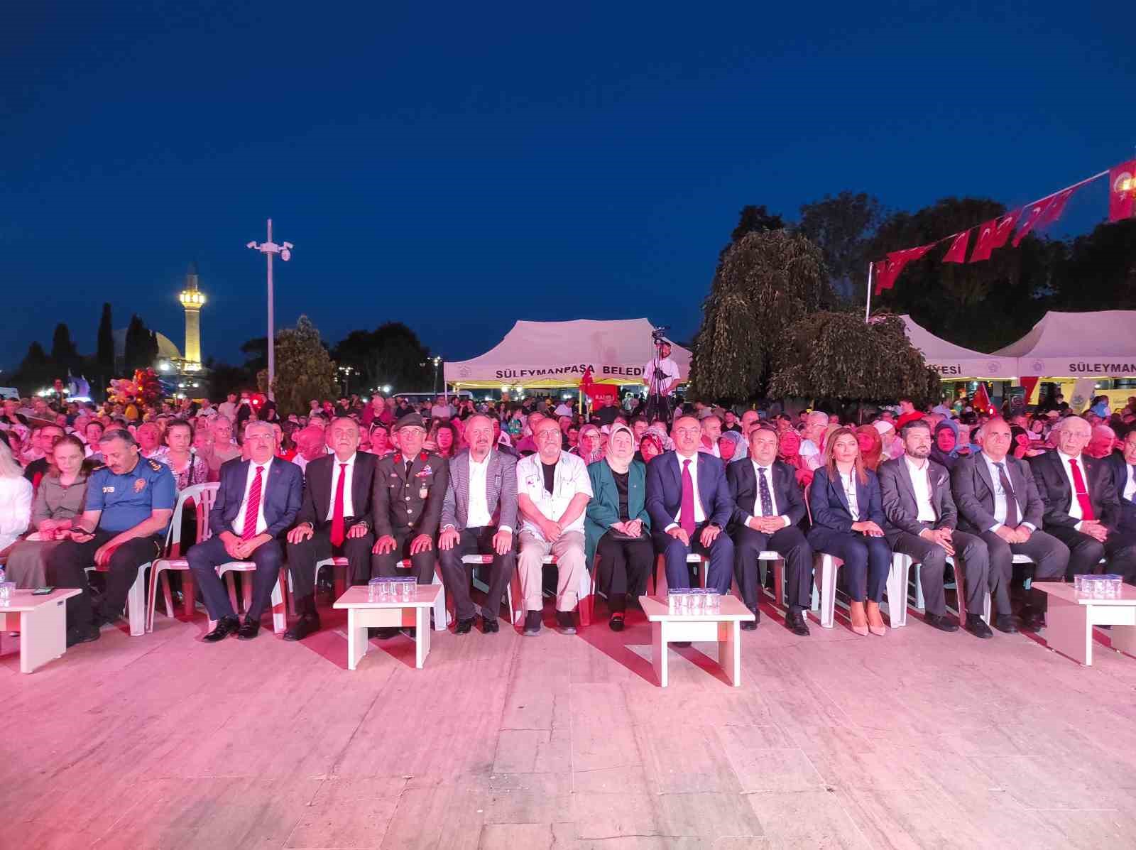 15 Temmuz’un yıldönümünde Tekirdağ’da anlamlı tören