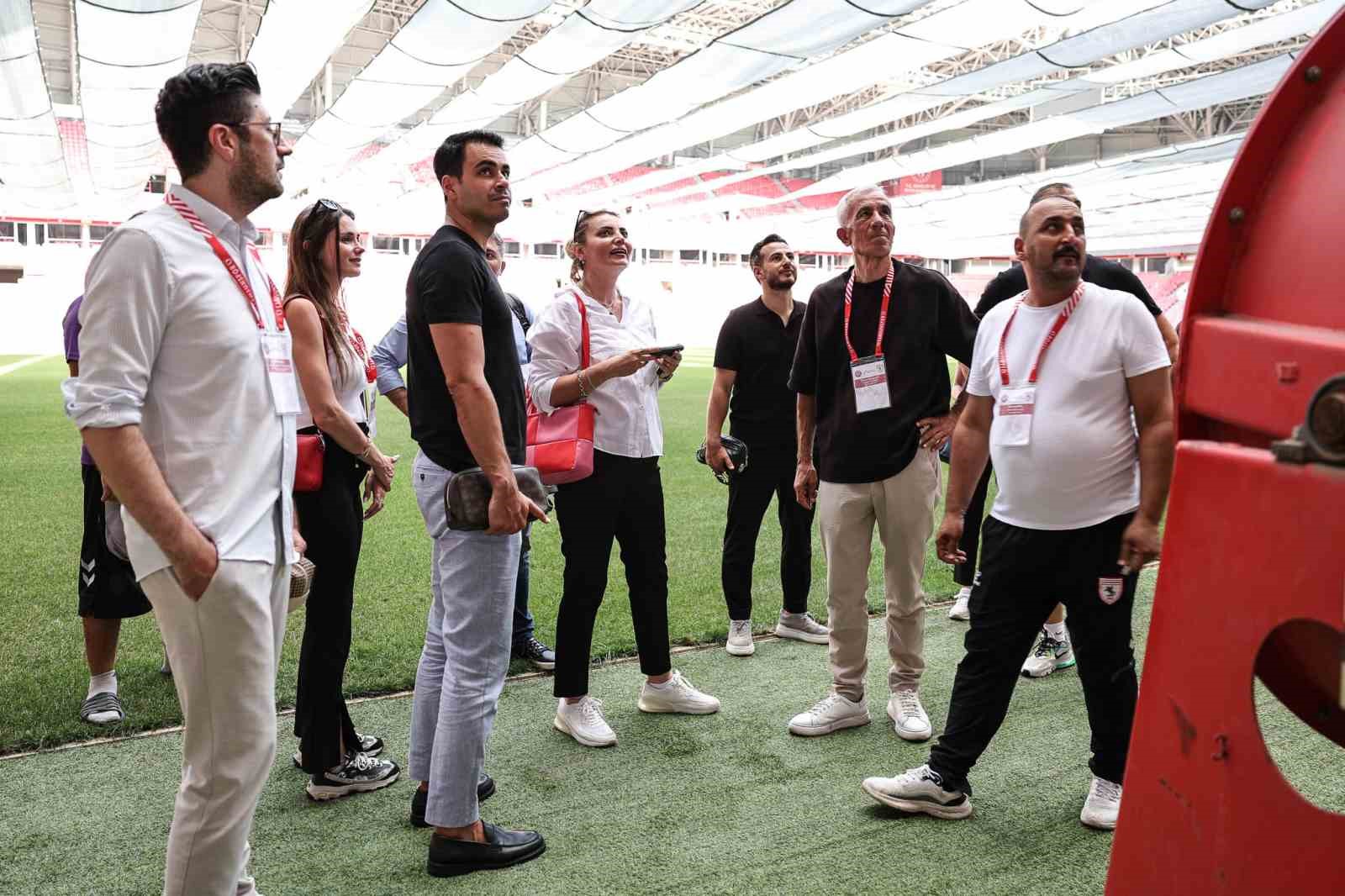 UEFA yetkilileri, Samsunspor’un stadını inceledi