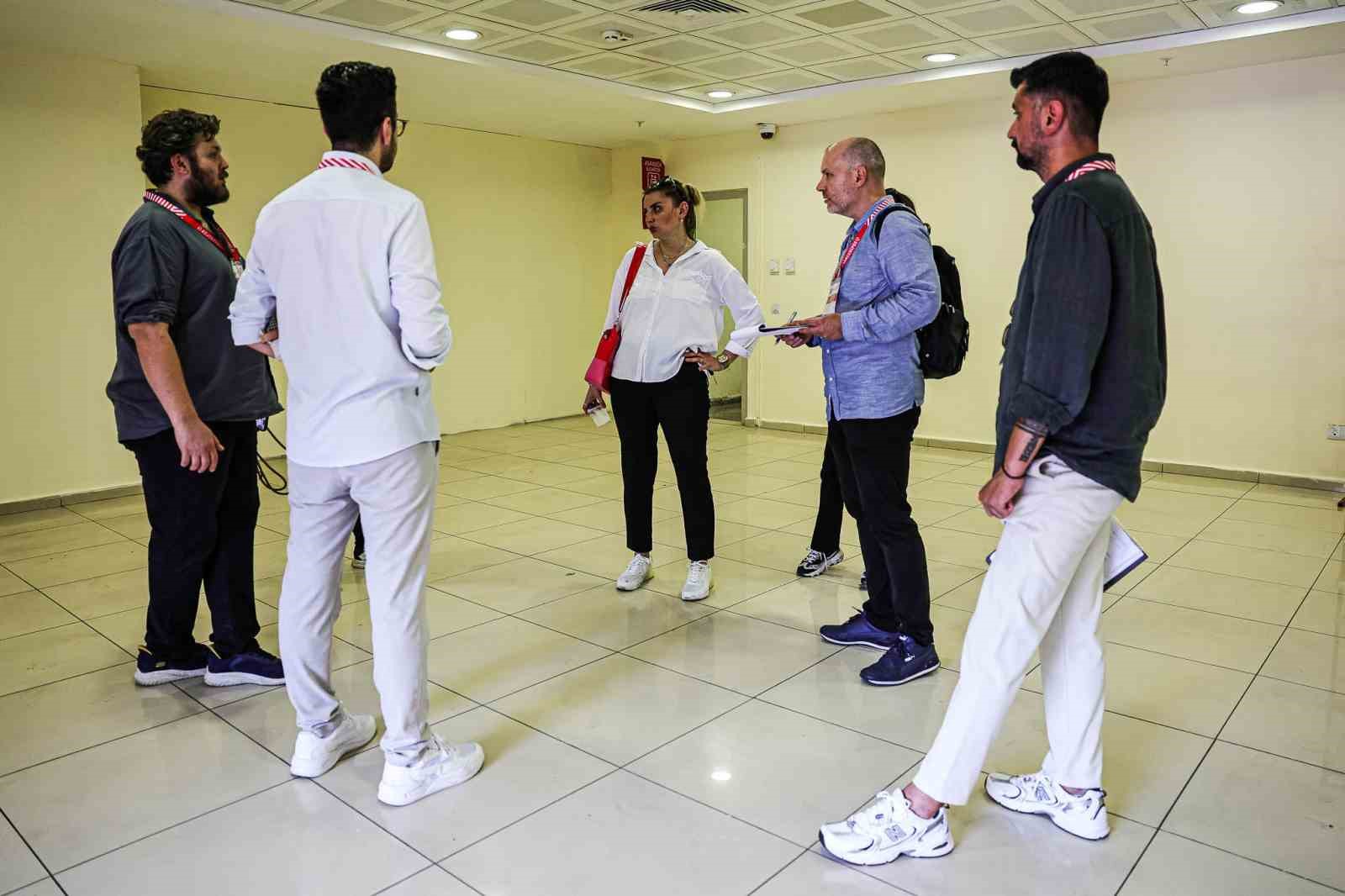UEFA yetkilileri, Samsunspor’un stadını inceledi
