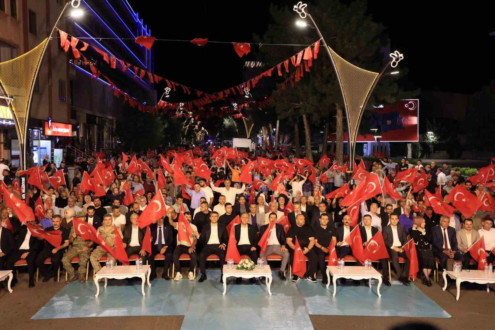 Bingöl’de 15 Temmuz Demokrasi ve Milli Birlik Günü