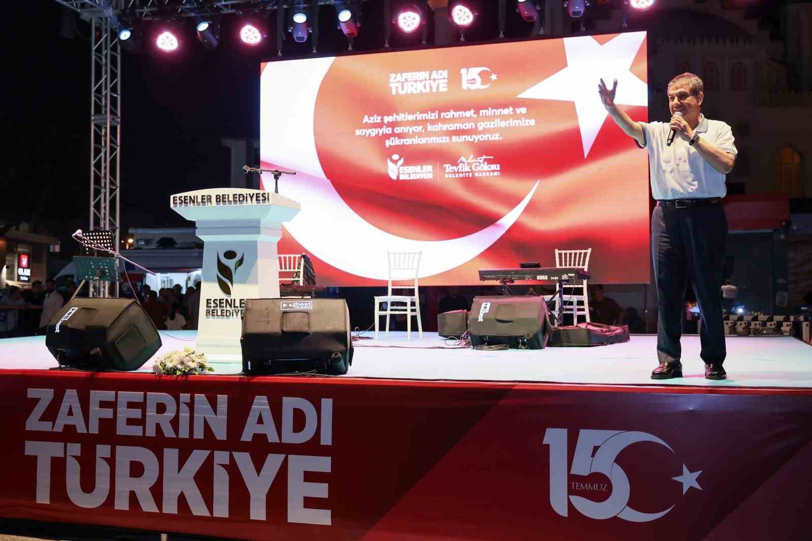 Esenler’de 15 Temmuz şehitleri dualarla anıldı