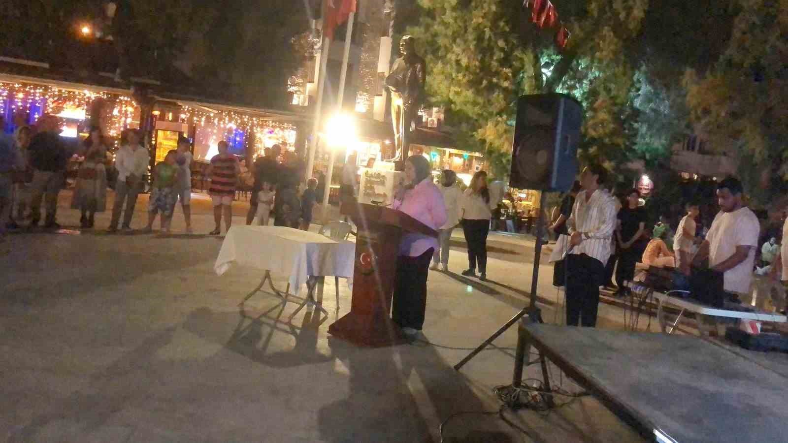 Dat&ccedil;a&rsquo;da 15 Temmuz şehitleri anıldı
