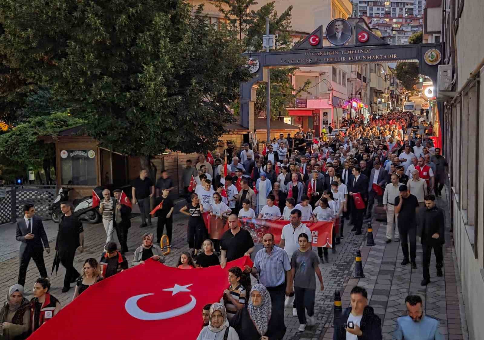 Artvin’de 15 Temmuz anma etkinlikleri düzenlendi