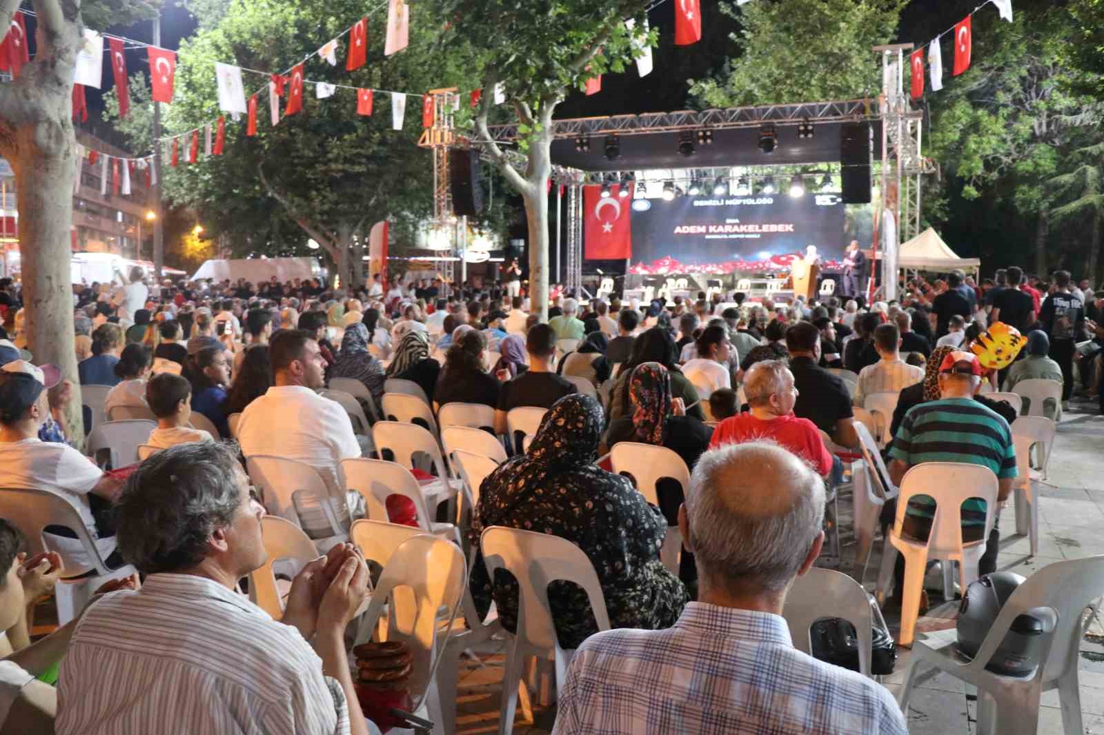 15 Temmuz Demokrasi ve Milli Birlik Günü Denizli’de çeşitli etkinliklerle anıldı