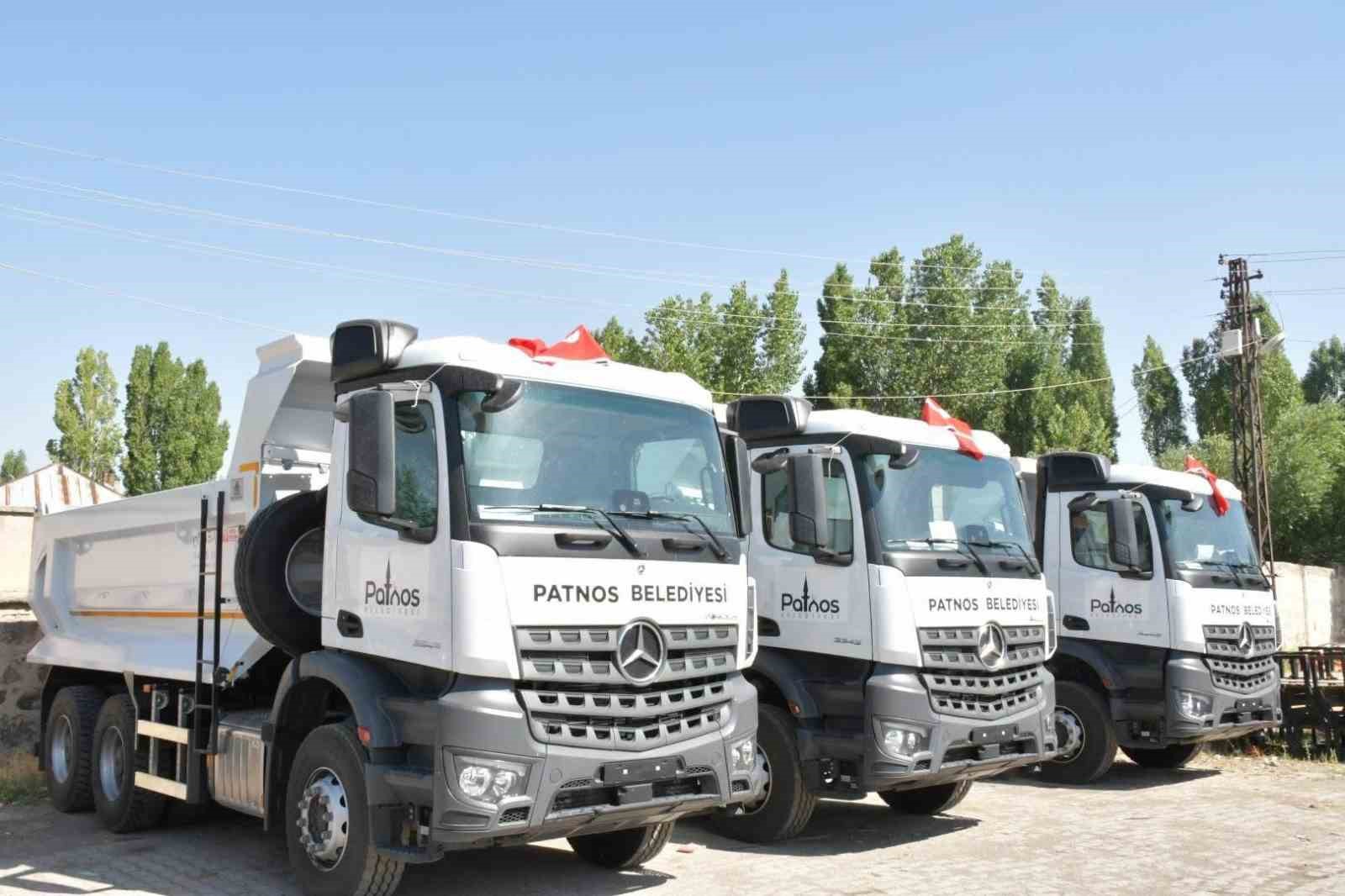 Patnos Belediyesi araç filosunu güçlendiriyor 