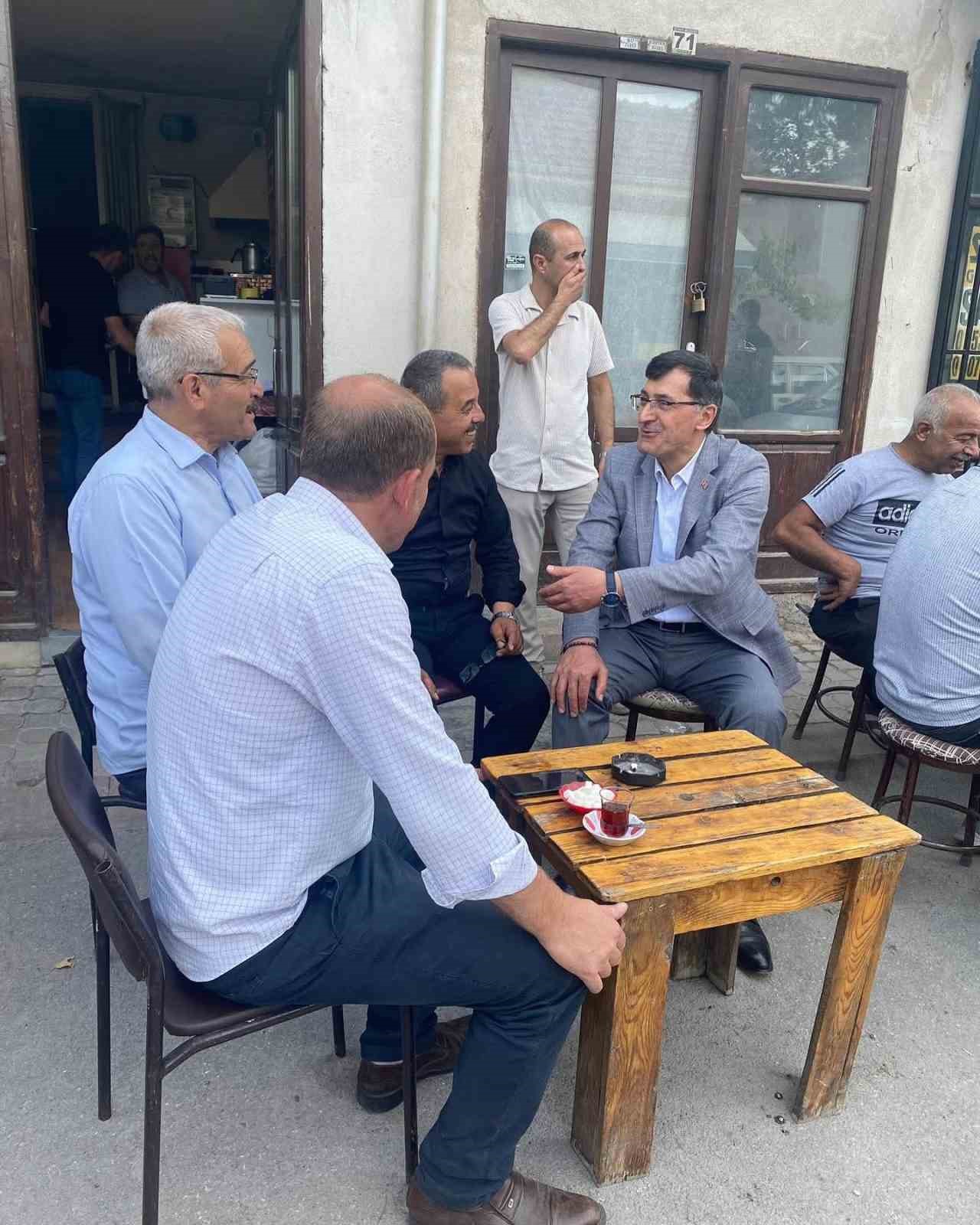 Başkan Eyüp Kahveci esnafla buluştu