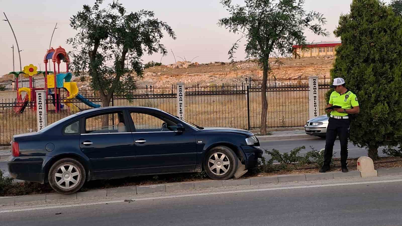 Karaman&rsquo;da kontrolden &ccedil;ıkan otomobil ref&uuml;je &ccedil;ıktı: 1 yaralı
