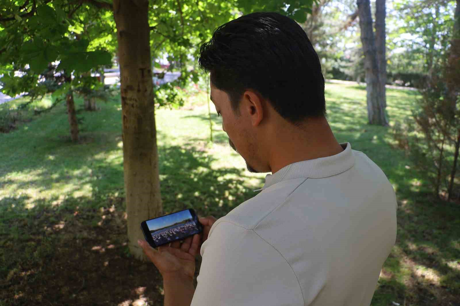 Allı turnalar izleyenleri mest etti
