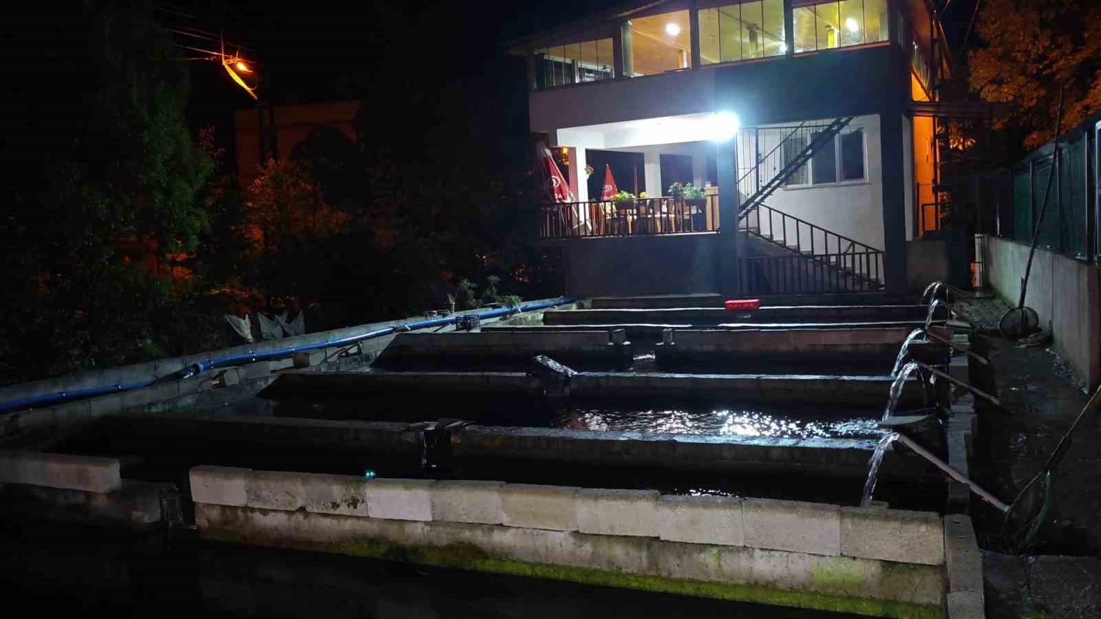 Bağbaşı Mahallesi’ndeki tesiste binlerce yavru alabalık öldü
