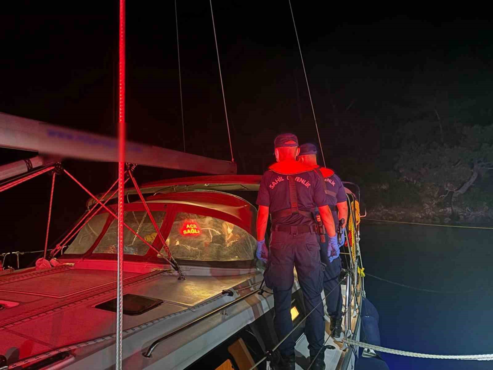 Sahil Güvenlik Dalaman açıklarında üç vatandaşa tıbbi tahliye gerçekleştirdi