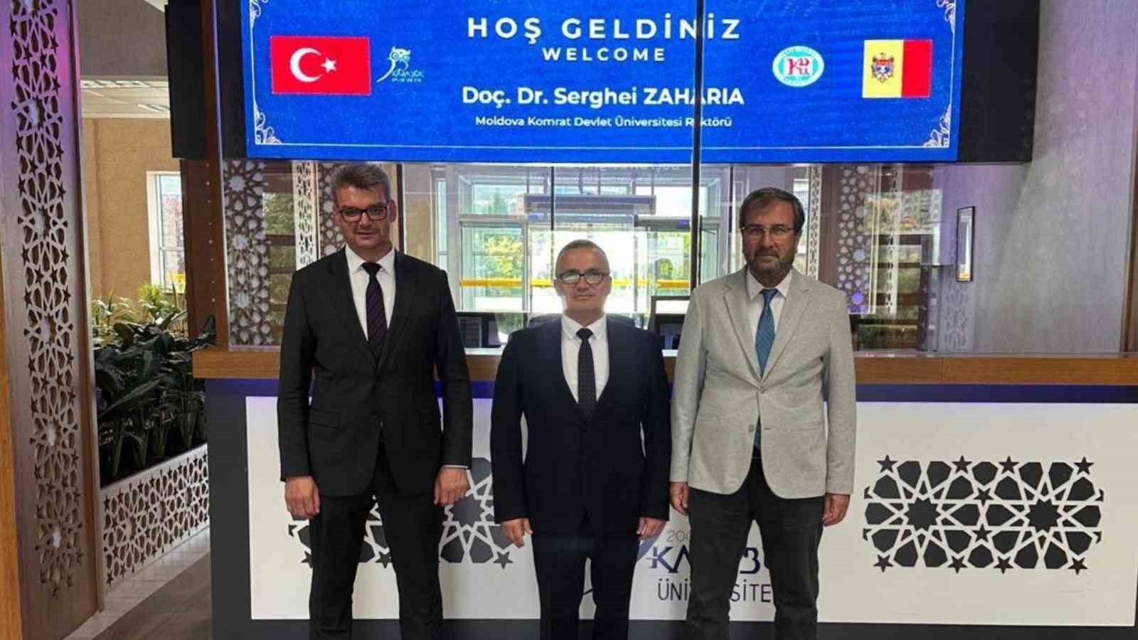 KBÜ ile Moldova Comrat Devlet Üniversitesi arasında akademik iş birliği