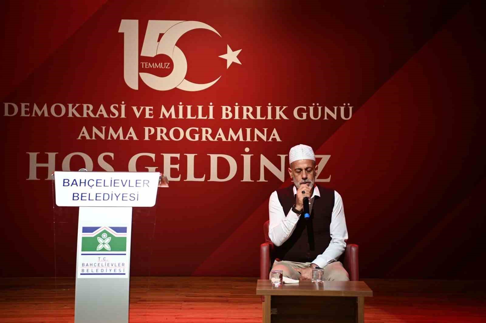 15 Temmuz Şehitleri Bah&ccedil;elievler&rsquo;de dualarla anıldı
