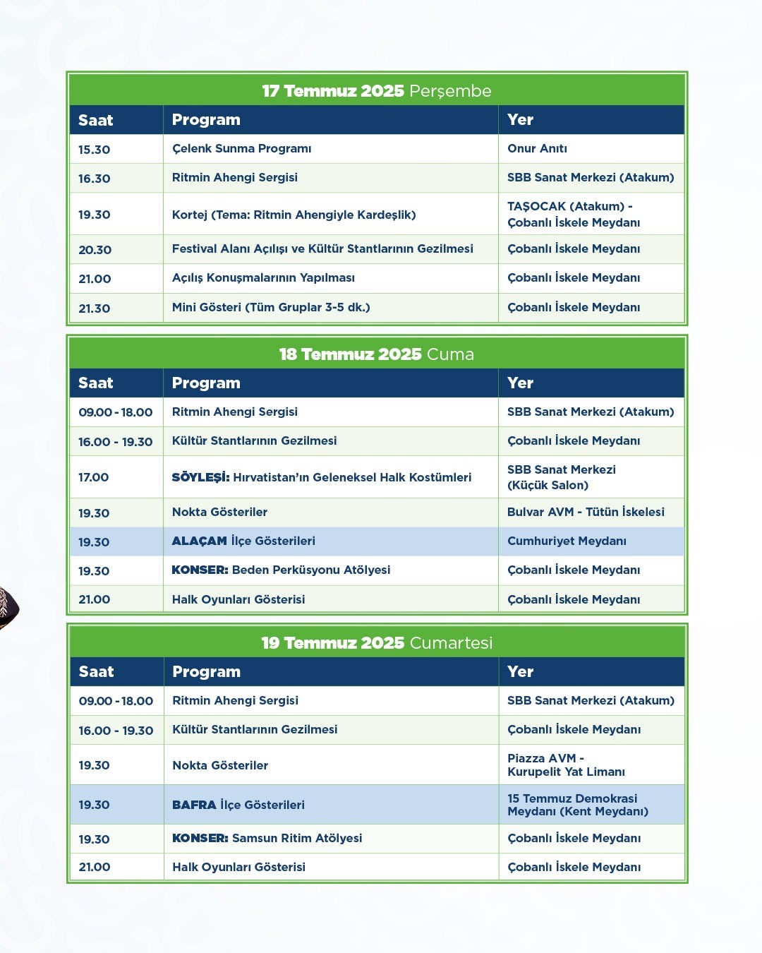 "35. Uluslararası Halk Oyunları Festivali" başlıyor
