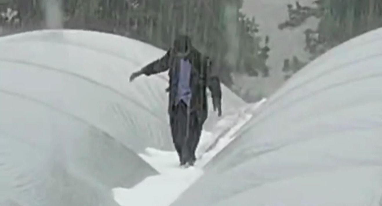 Mersin’in yüksek kesimlerinde dolu yağışı etkili oldu