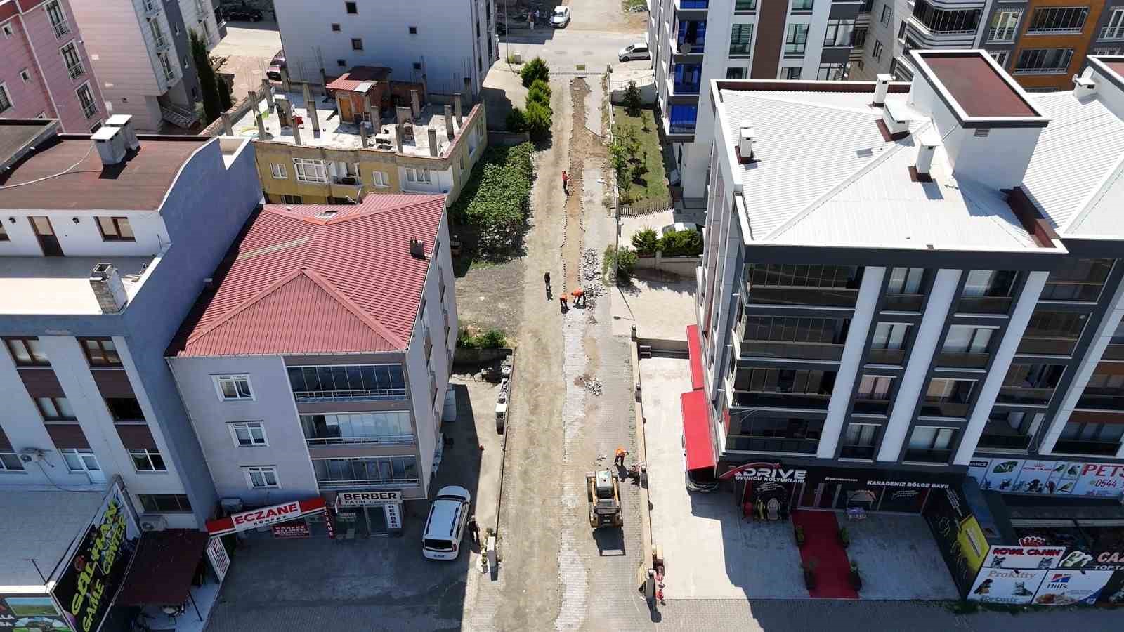 Atakum’da yol onarım çalışmaları