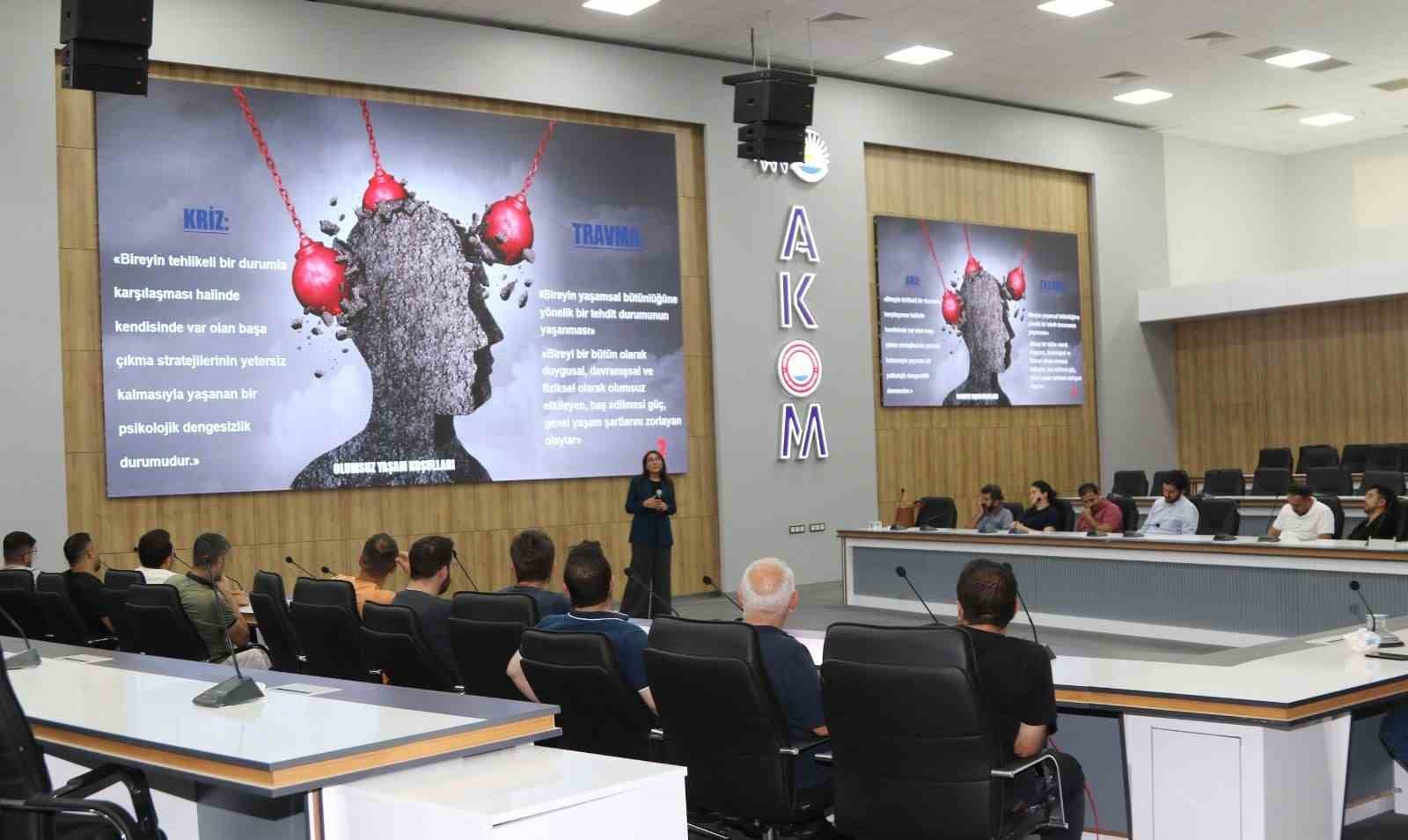 Van’da afetlere yönelik psikolojik ilk yardım eğitimi