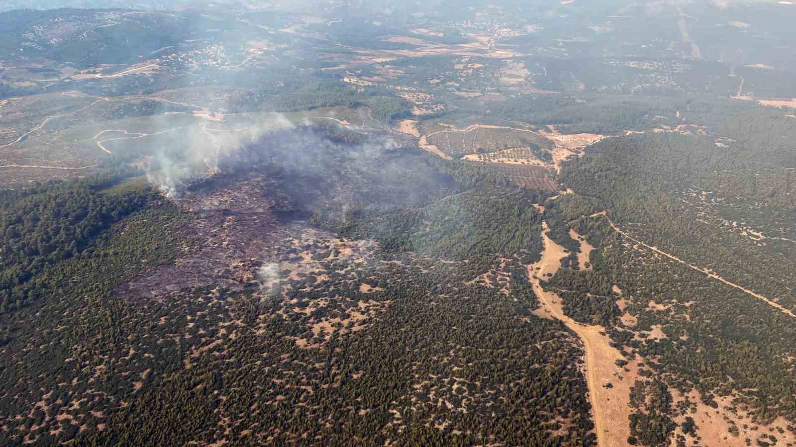 Yatağan yangını kontrol altında
