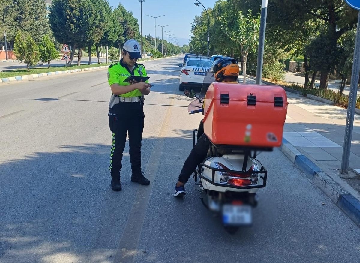 Manisa’da motosiklet denetiminde 3 milyon lirayı aşkın ceza kesildi