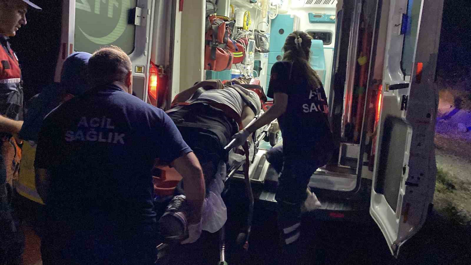 Kastamonu’da hafif ticari araç yamaca çarptı: 1 yaralı