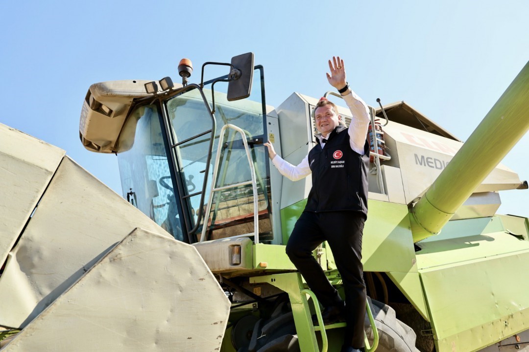 Silivri Belediyesi, buğday hasadını tamamladı
