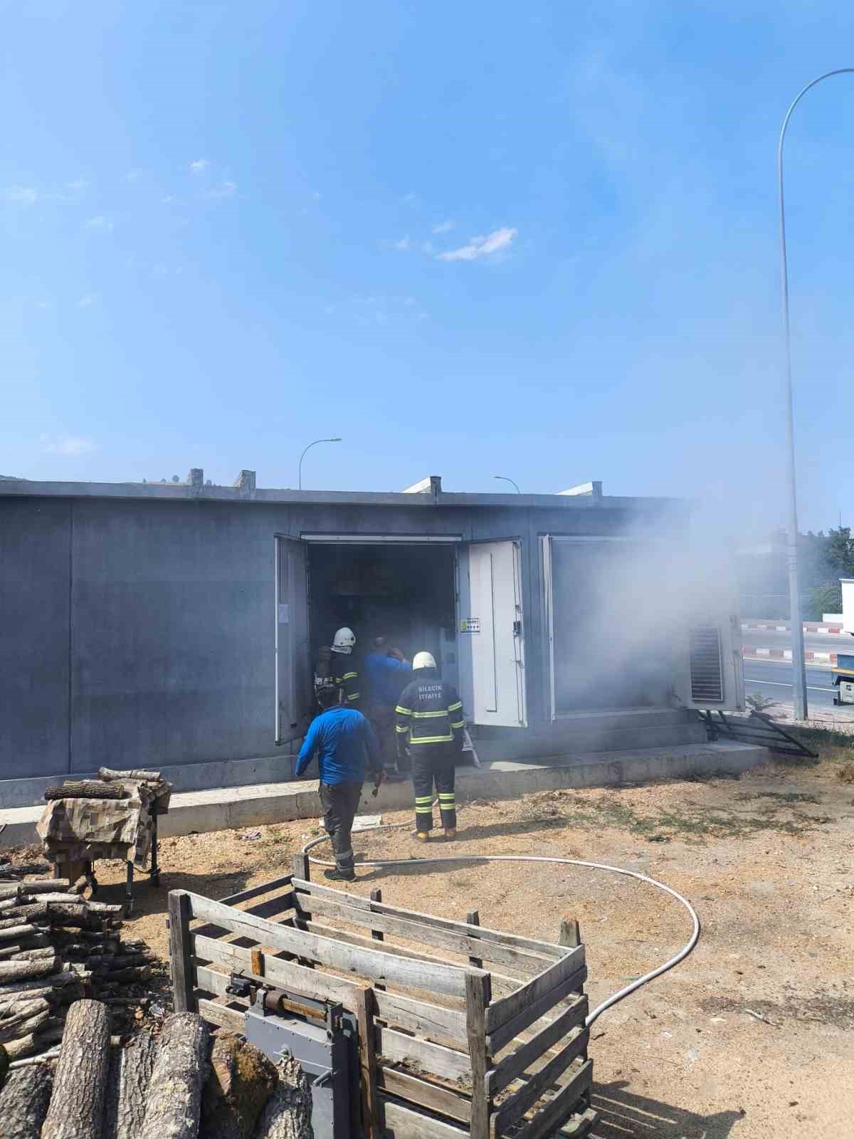 Bilecik’te trafo yangını korkuttu