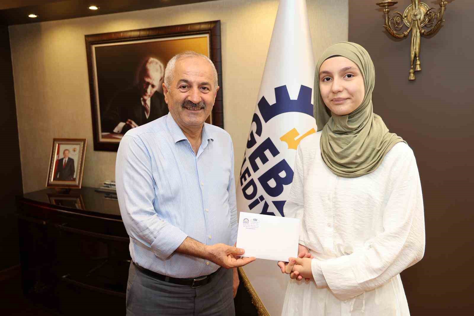 Başkan Büyükgöz, LGS birincilerini ağırladı