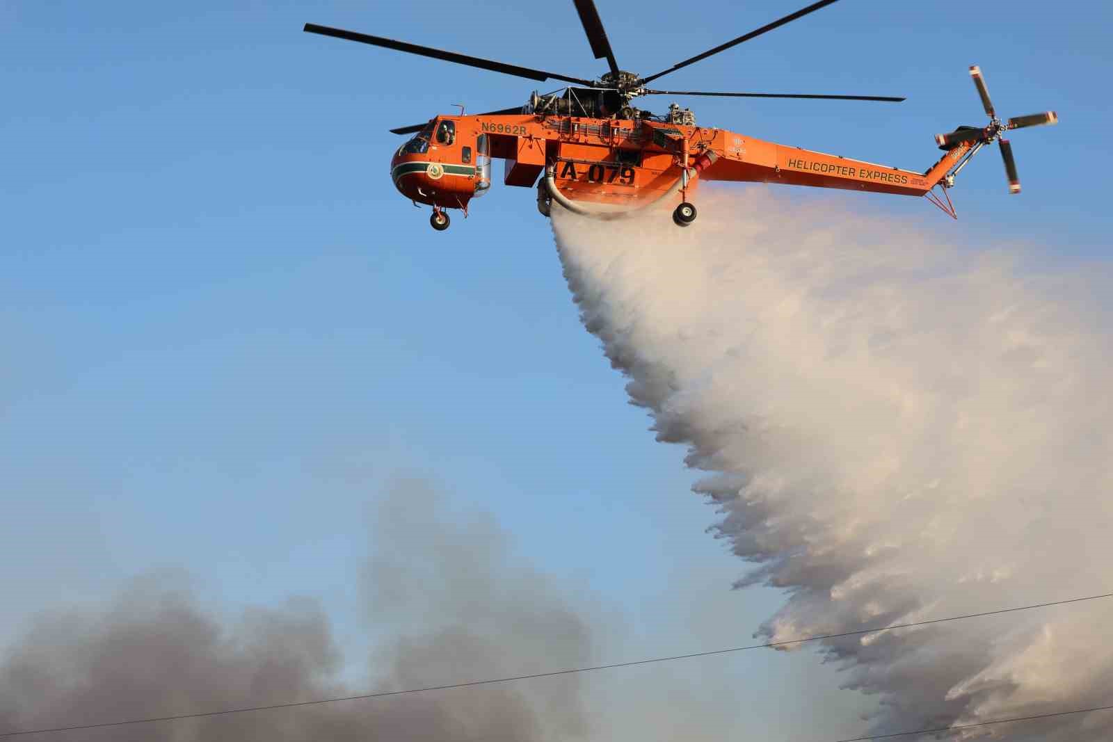 Şark&ouml;y&rsquo;deki orman yangını kontrol altına alındı
