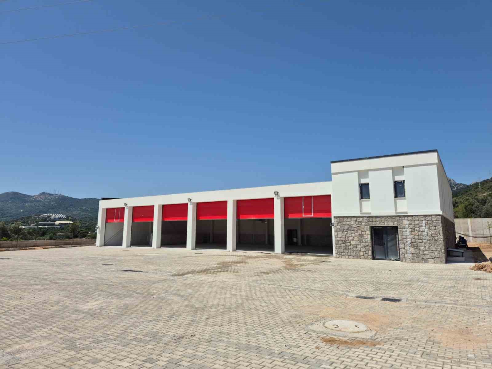 Bodrum itfaiye binası tamamlandı