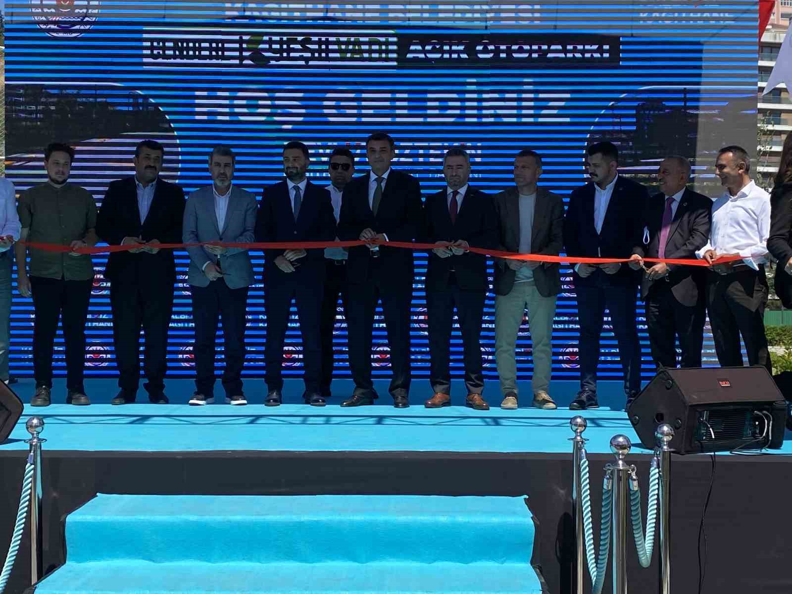 Kağıthane halkı yeni bir otoparka kavuştu
