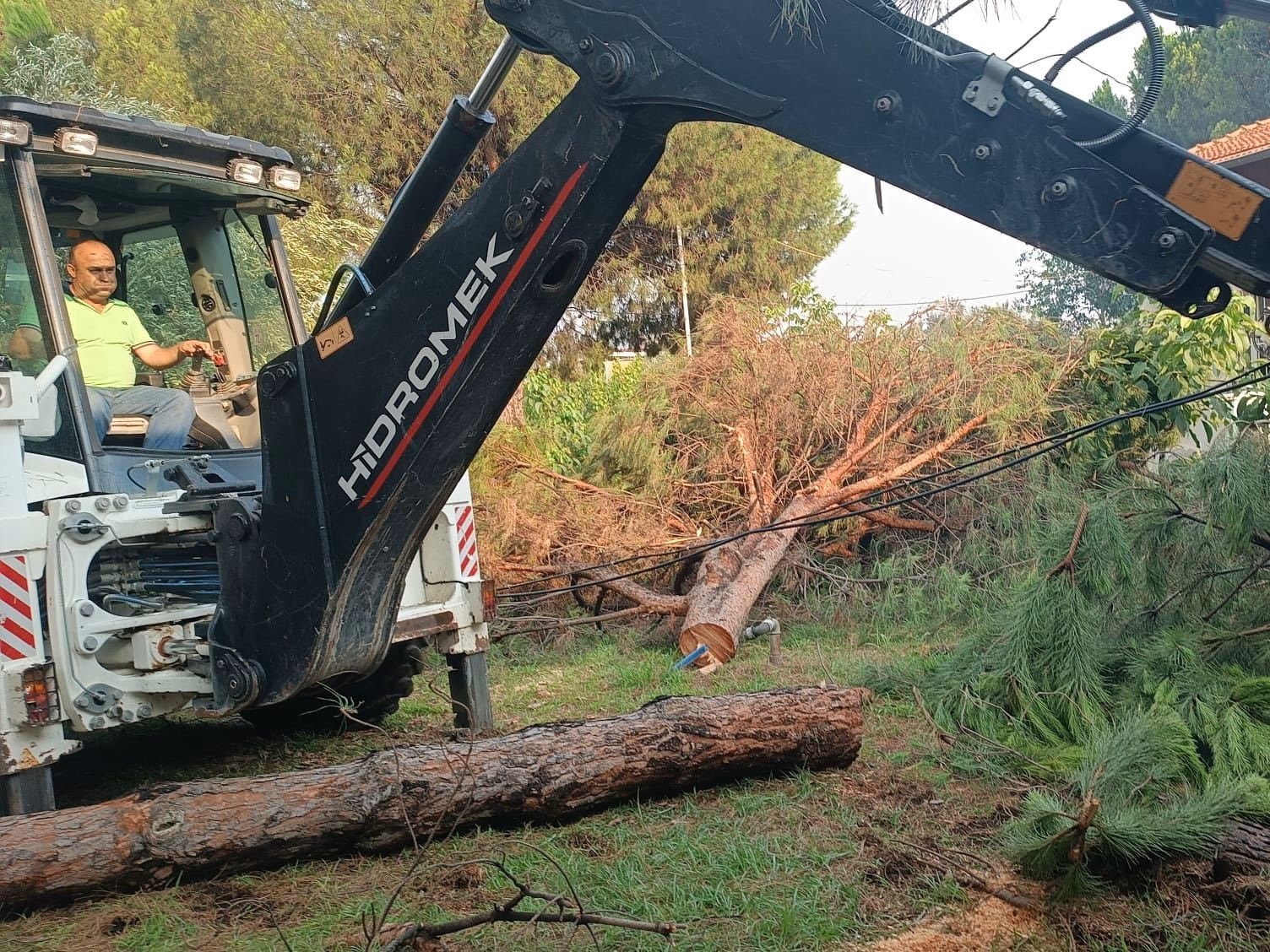 Buharkent Belediyesi’nden anında müdahale