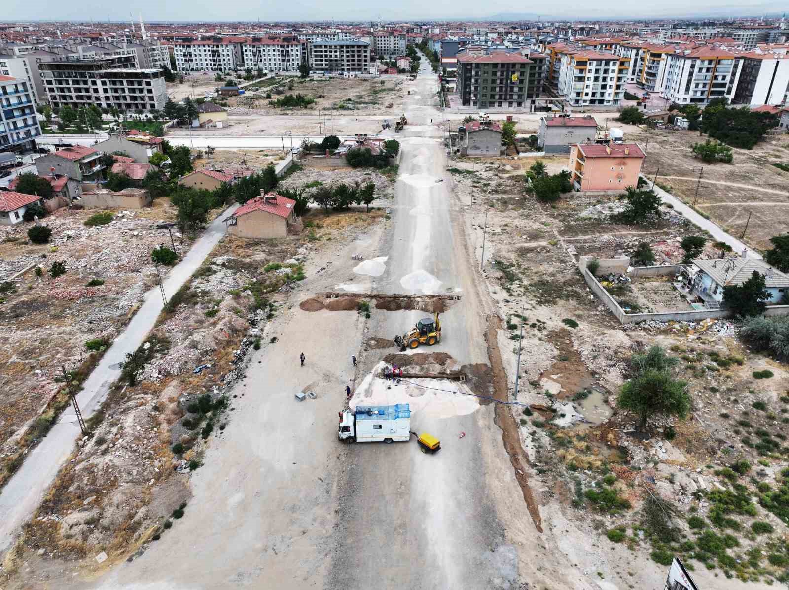 Karatay’da iki cadde birbirine bağlanıyor