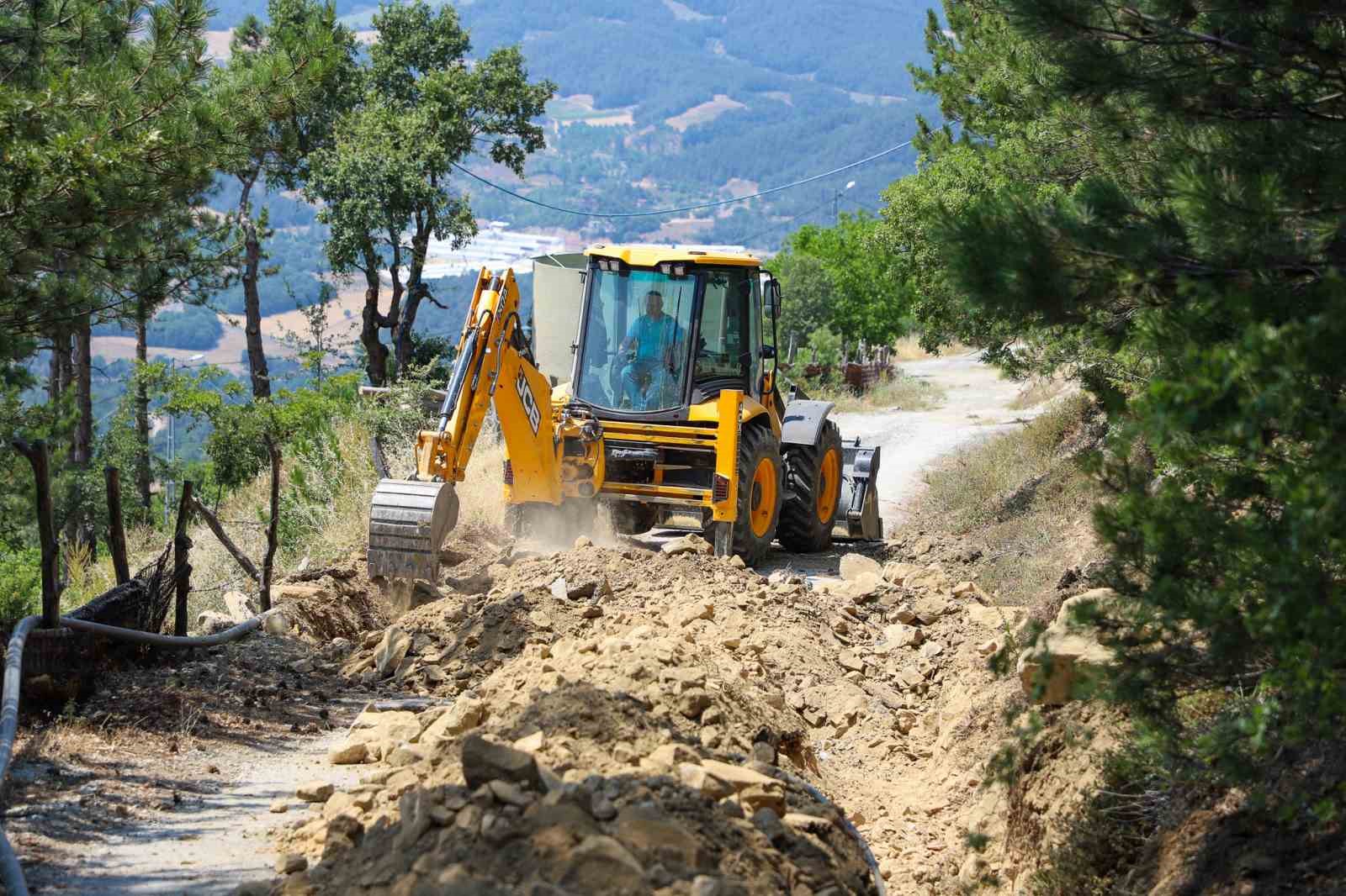 Artan su talebine karşı kırsalda altyapı çalışmaları devam ediyor