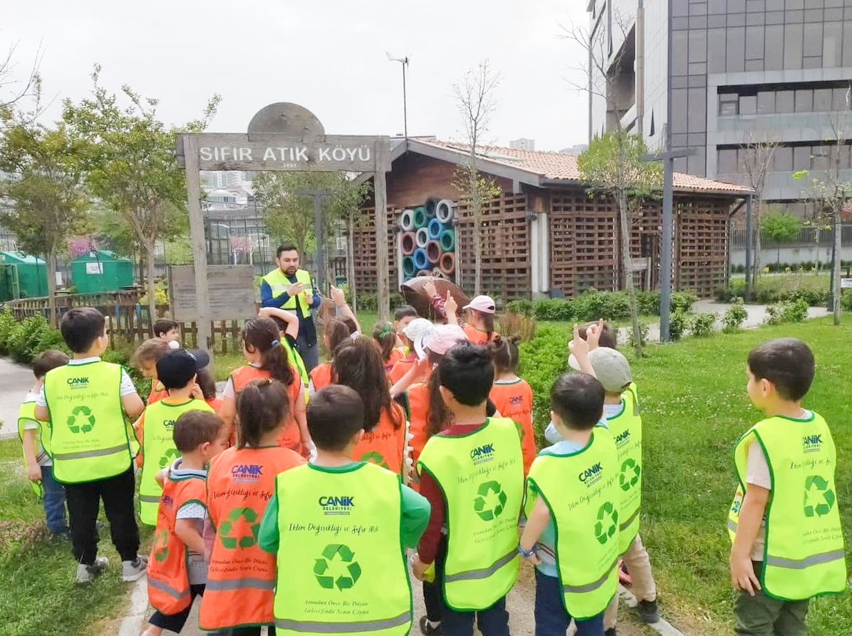 Canik Sıfır Atık Köyü’nde çocuklara uygulamalı eğitim