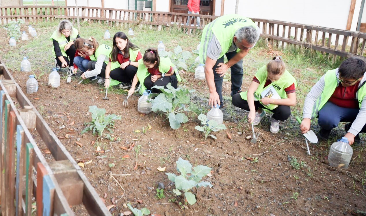 Canik Sıfır Atık Köyü’nde çocuklara uygulamalı eğitim