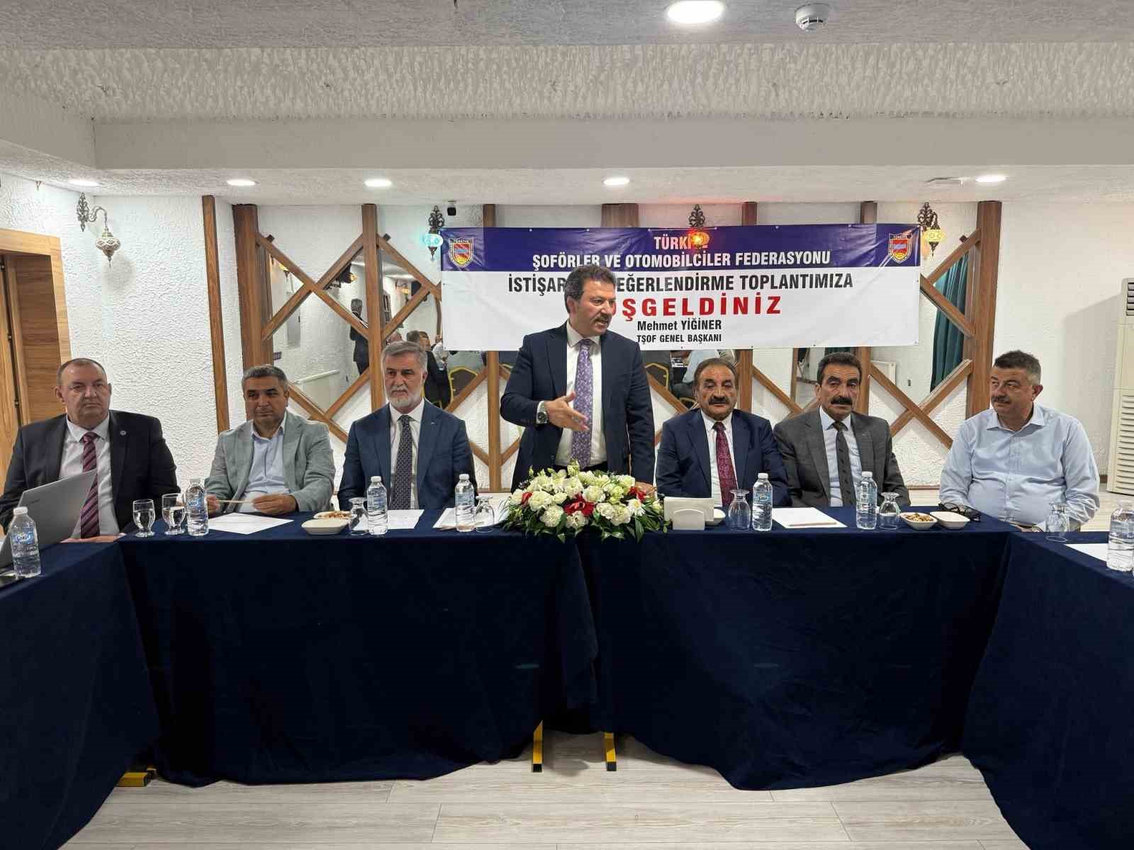 TŞOF Başkanı Yiğiner’in öncülüğünde 4 ilin nabzı Sivas’ta tutuldu